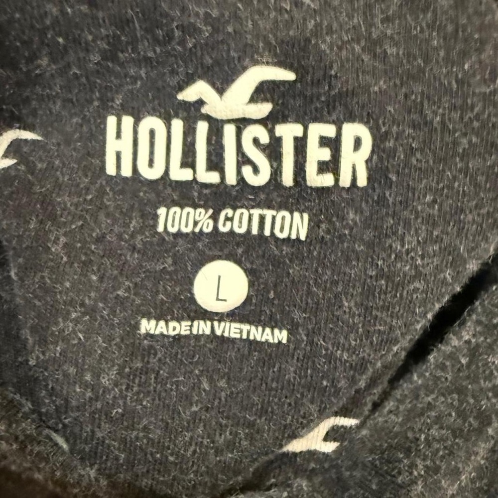 Hollister Dark Gray Cotton Tee